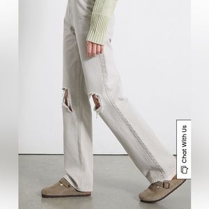 Cream Pacsun Boyfriend jeans